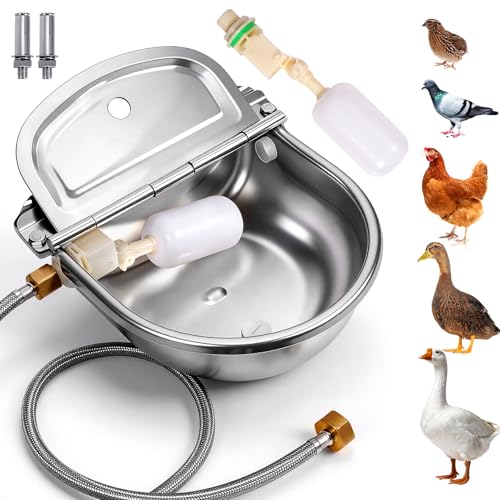 MACGOAL Metal Automatic Chicken Waterer