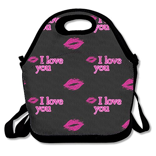 ROUTCP Lunch Boxes I Love You Lunch Tote Lunch Bags