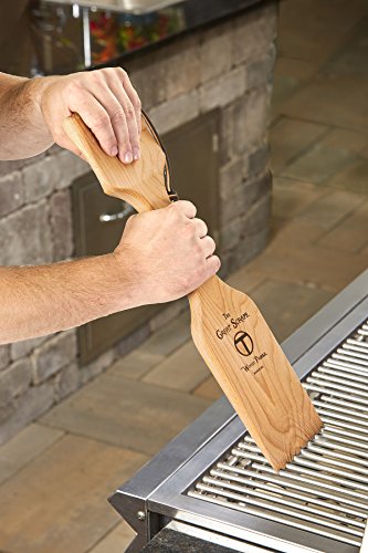 Wood Grill Scraper (18" Paddle) - Perfect BBQ Accessory for Cleaning Any Grill, by Great Scrape