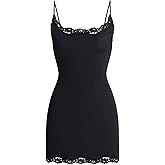 Starrylion Sexy Lace Mini Dress Padded Bodycon Spaghetti Strap Party Club Dress