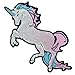 7 SEVENTOPIA Unicorn Sequin Embroidered Patches Applique 2 Pack DIY Sew Iron on Large Patches for Backpacks, Handbags