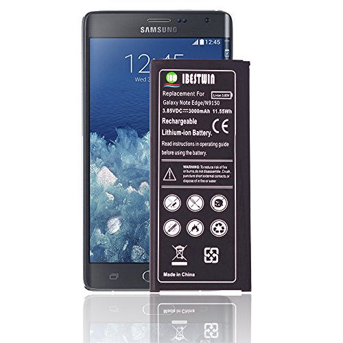 Galaxy note edge battery, ibestwin 3.85v 3000mah li-ion…