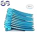 SENREAL 12pcs Professional Hairdressing Salon Hair Styling Duck Mouth Hair Clips Duck Bill Clips Single Prong Barrette Blue (12pcs duck mouth clips)