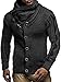 LEIF NELSON Men's Knitted Jacket Cardigan LN5065