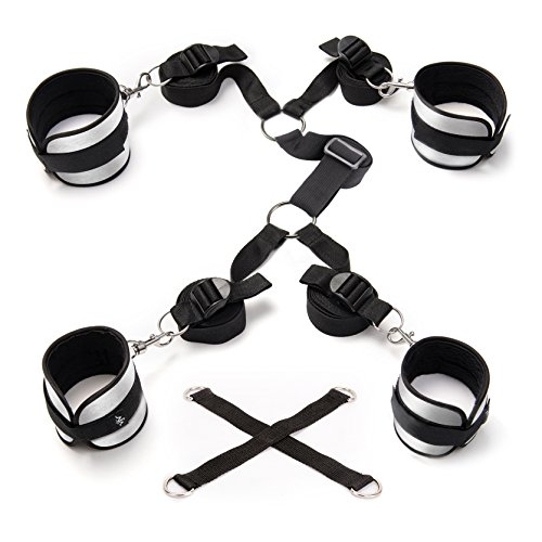 Imo fetish under bed restraint kit with adjustable stra…