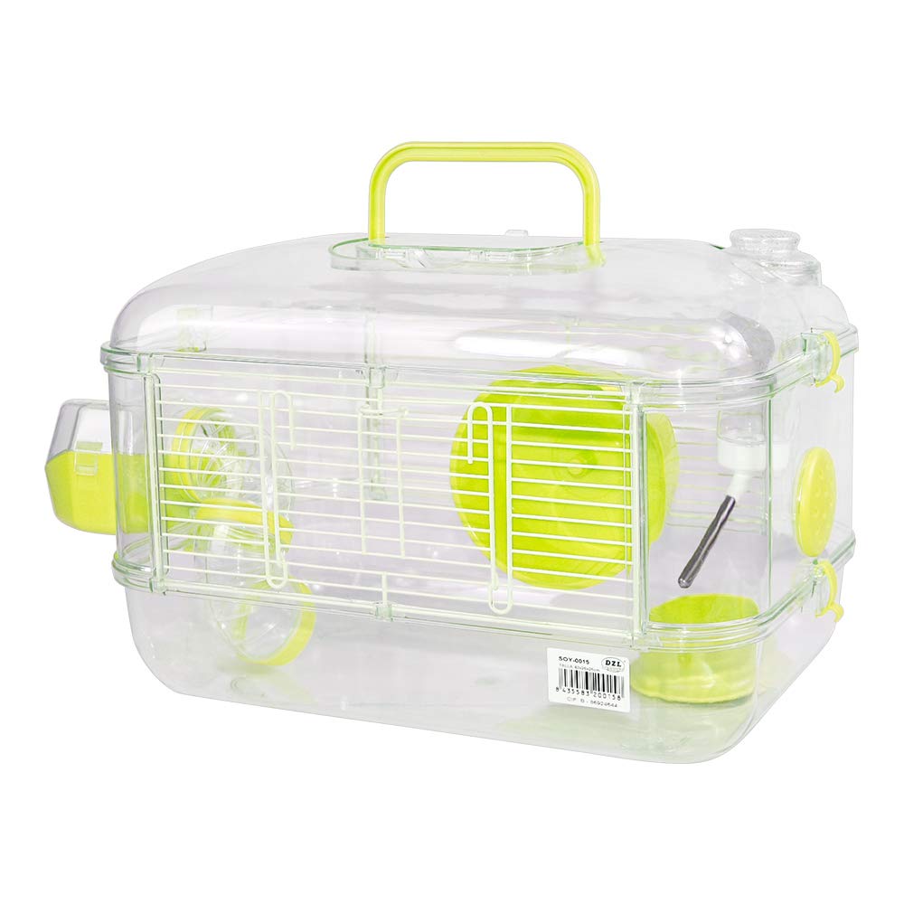 Casas y hábitats Jaula de Hamster L 2 Pisos Hamster caseta Bebedero