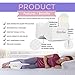 Essential Goodies Knee Pillow, Leg Wedge Contour for Comfortable Sleeping Posture- Memory Foam, Orthopedic Lift-Bolster-Positioner for Knee, Lower Back, Post Surgery, Sciatica, Pregnancy, Hip and Join