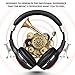 Foldable Headphones, HUEIYING 3.5mm Stereo Headsets with In Line Microphone, Comfortable, Lightweight, Fashion, Running for Android Smartphones, Iphone, Ipad, Ipod, Samsung, PC
