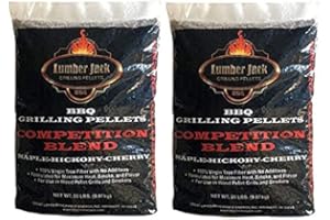 Lumber Jack Competition Blend Maple-Hickory-Cherry BBQ Grilling Pellets – 40 lbs.