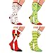 Go2Socks Holiday Compression Socks | Women Men Nurses Runners | 15-20 mmHg Medical Stockings