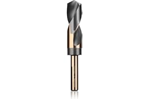 ANGELSWORD 1" Reduced Shank Drill Bit, M2 High Speed Steel Drill Bit for Hard Wood, Mild Steel and Metal