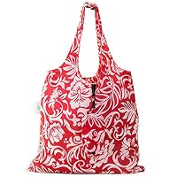 HOLYLUCK Set of 3 Reusable Grocery Bags,Heavy Duty Foldable Shopping Tote Bag, Holds Up To 42 lbs -Peony