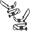 2-Pairs-Folding-Kayak-Carrier-Boat-Canoe-Rack-Snowboard-J-Bar-Roof-Top-Mounted