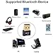 USB Bluetooth Adapter 4.0 Low Energy Micro Adapter Bluetooth Dongle Receiver Transfer Wireless for Laptop PC Desktop Computers Compatible Windows 10 8 7 Vista XP, Stereo Headset, Mouse, Keyboards