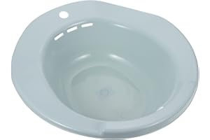 Healifty 1pc Sitz Bath for Postpartum Care Squat Basin for Toilet Seat Safe Materials Convenient Wall Hanging for Women Elderly Relief