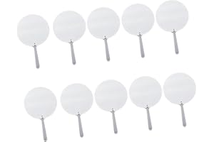 10Pieces Fan with Double Sided Sublimations Blanks for Printing for Special Fan