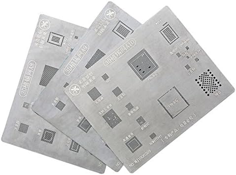 Stencil Net for A8 A9 A10 CPU Repair Professional 3D BGA Reballing with Upper and Lower Layer CPU and other Chips Replacement (A8+A9+A10)