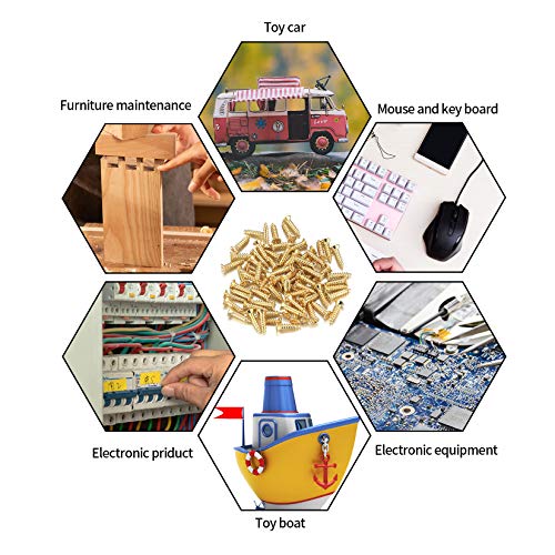 Selbstschneidende Schrauben-Sortiment, Flachkopf-Kreuzschraube, M2-Gewinde, selbstbohrende Holzschrauben-Kits, Flachkopf… – Bild 8