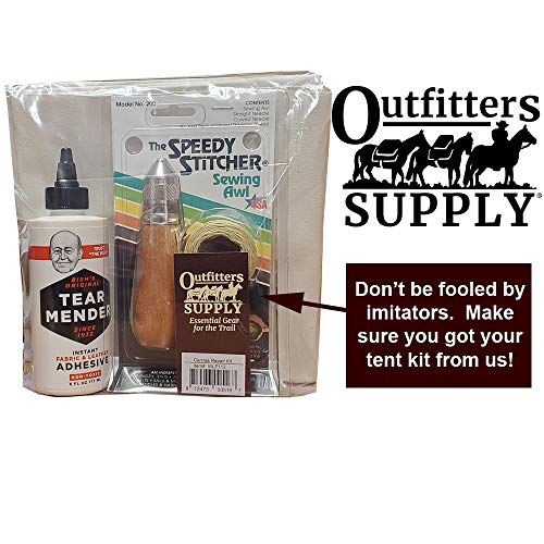 Complete Repair Kit for Canvas Tents, PopUp Campers, Tarps, Marine and