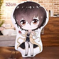 Apalldoo 10cm Nendoroid Bungo Stray Dogs 657 676 Dazai Osamu Nakahara Chuya Action Figure Model Toy 32cm Dazai Plush