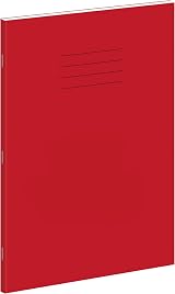 Hamelin A4 Exercise Books Red 48 Pages 8 mm Ruled Pack of 10 view 2
