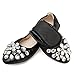 Meeshine Womens Foldable Soft Pointed Toe Ballet Flats Rhinestone Comfort Slip on Flat Shoes