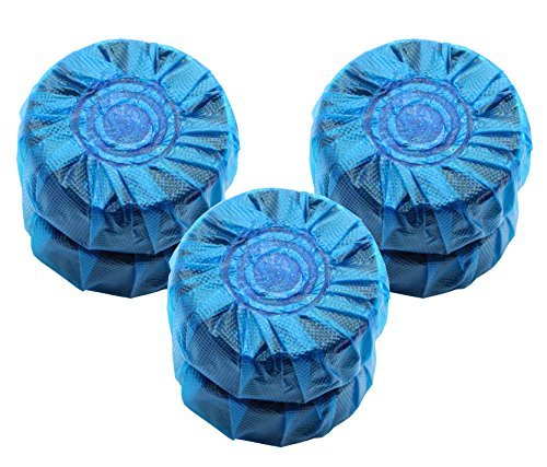 Automatic In-Tank Blue Toliet Bowl Bathroom Antibacterial Cleaner Tablets (6 Pieces)