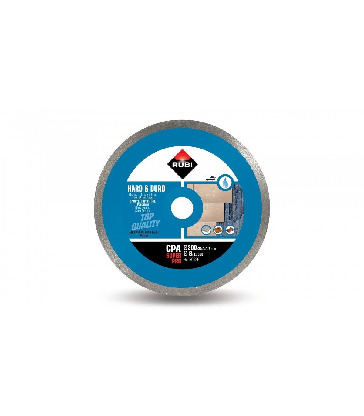 Rubi Diamond Blade for Hard Materials Continuous, 30926