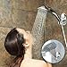 Vacuum Suction Cup Shower HeadHolder Removable Mount Wall Stand Bracket Showerhead, Reusable Adjustable with Adhesive Sucking Disc for Bathroom