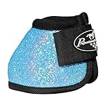 PROFESSIONALS CHOICE EQUINE SECURE FIT HOOF OVERREACH BELL BOOTS GLITTER ALL COLORS & SIZES