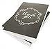 Juvale Thank You Cards - 48-Count Thank You Notes, Bulk Greeting Cards Set - Blank on The Inside, Black and White Chalkboard Design - Includes Thank You Cards and Envelopes, 4 x 6 Inches
