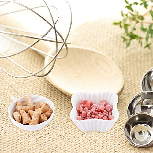 image for AHUA 3 oz Porcelain Ramekins,Dessert Bowls,Ice Cream Bowls,Snack Bowls