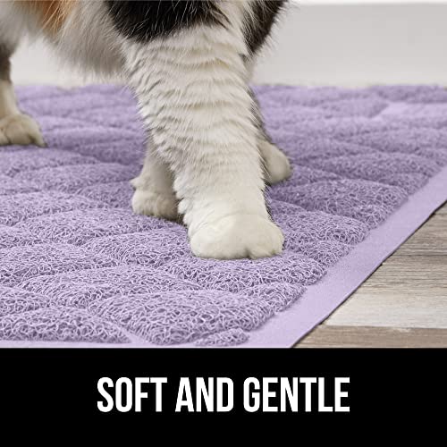 Gorilla Grip Thick Cat Litter Trapping Mat, 30x18, Less Waste, Traps