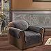 Quilted Pet Dog Children Kids - Furniture Protector- Microfiber Slip Cover Gray Chair