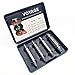 Damaged Screw Extractor & Bolt Extractor Set - Made From H.S.S. 4341# - Removes All Kinds of Screws and Bolts Quickly and Easily, 4-Piece Bolt Extractor Kit by Voyage