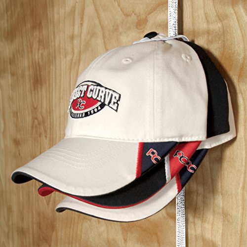 Perfect Curve Cap Rack Pro System Hat Rack for Baseball Caps Over