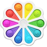 Amazon Com Dimple Digits Flower Simple Dimples Fidget Popper Toy Gift Toys For 1 Year Old Boys And Girls Sensory Toy For Toddlers 1 3 Number Learning Dimple Educational Toys English And Spanish
