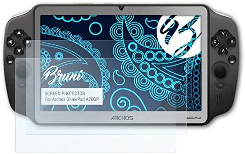 Bruni Screen Protector for Archos GamePad A70GP Protector Film, crystal clear Protective Film (2X)