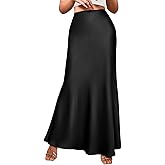 BTFBM Womens Spring Skirts 2026 Business Casual Clothes High Waisted Cocktail Party Wedding Guest Mermaid Maxi Skirt