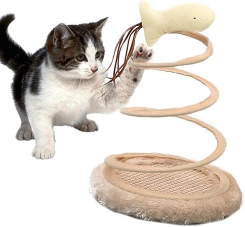 spiral cat toy