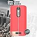 Motorola Droid Turbo 2 Case, Encased (SlimSHIELD Edition) Ultra Slim Cover (Full Coverage) Hybrid Slider Shell (Coral Pink)