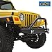 EAG Black Steel Front Bumper Fit for 87-06 Wrangler TJ YJ