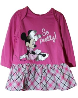 Minnie Mouse 2PC Long Sleeve Dress Set 6-9 Months
