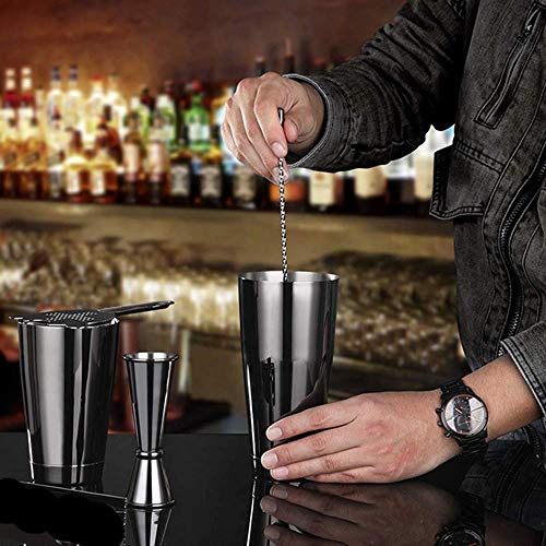 16-teiliges Cocktail-Set, Edelstahl-Cocktail-Set, professionelles Bar-Zubehör-Tool Party-Cocktail-Mixing-Kit inklusive… – Bild 5