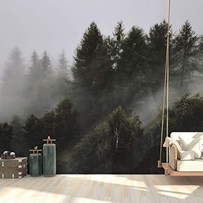 Wall Mural Forest Removable Wallpaper Wall Sticker for Bedroom Living Room - 66x96 inches