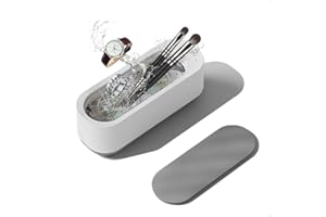 ZKTSRY Ultrasonic Jewelry Cleaner, 250 ML Portable 45000Hz/s Professional Ultrasonic Cleaner Machine for Eye Glasses, Ring, Earring, Necklaces, Watch Strap, Makeup Brush