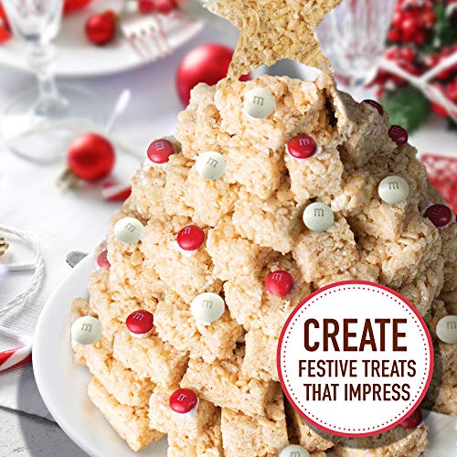 M&M'S Holiday White Chocolate Peppermint Christmas Candy, 7.44-ounce Bag