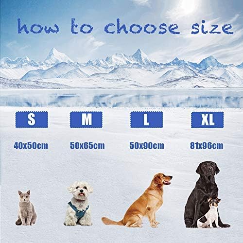 Dog Cool Mat, Dogs Self Cooling Gel Mat Pads Pet Cool Beds (Medium (50x65cm), pineapple cooling mat) - Image 4