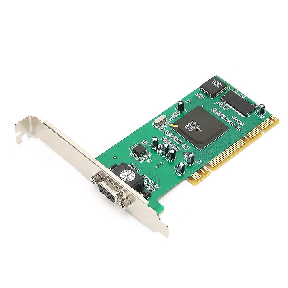 fasient 8MB PCI Graphics Card, SDRAM Video Memory, VGA Output, Desktop Computer Accessories, Multi-Display Support