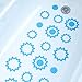 Adhesive Starburst Bath Treads - Blue